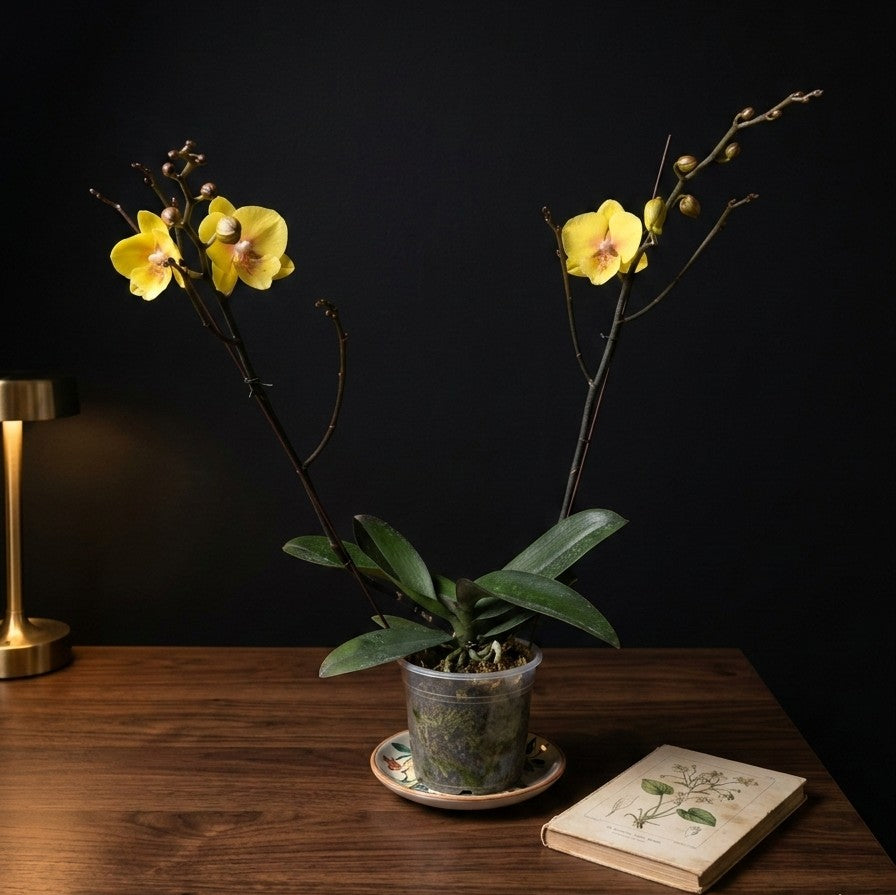 Yellow Sunshine Phalaenopsis Orchid